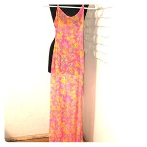 Sheer open side lingerie Sz S matching panty